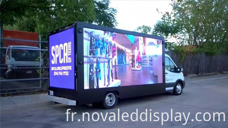 Outdoor Advertising Truck Led Display Screen